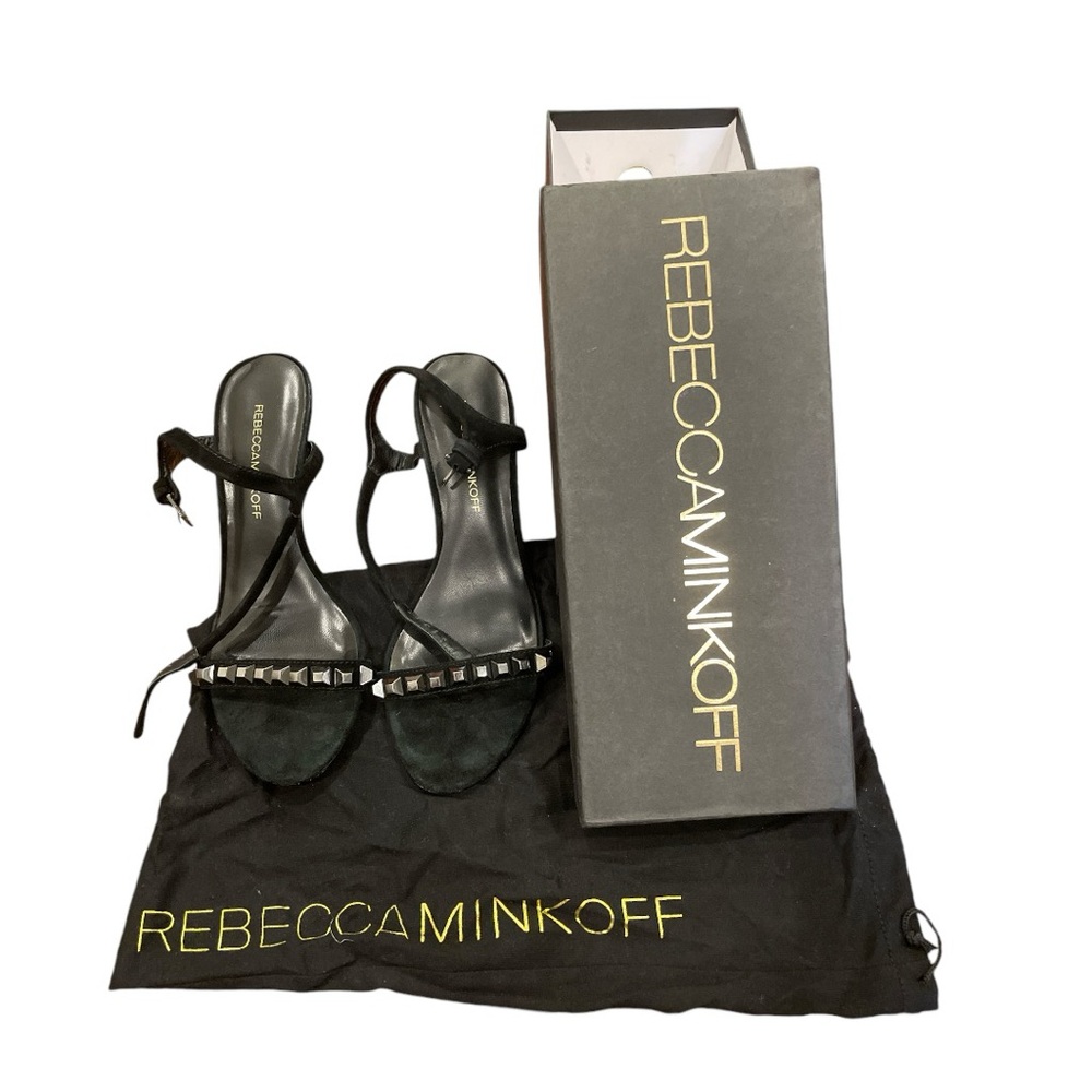 Pre-owned Rebecca Minkoff Metalic Studded Fiona Sexy Heels